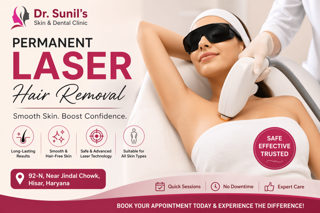 Permanent Laser Hair Removal in Hisar Advanced Treatment for Smooth, Hair-Free Skin